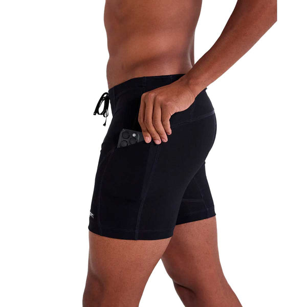 Short Bandit Gridlock™ 7 Pocket Quarter Tights Black Hombre