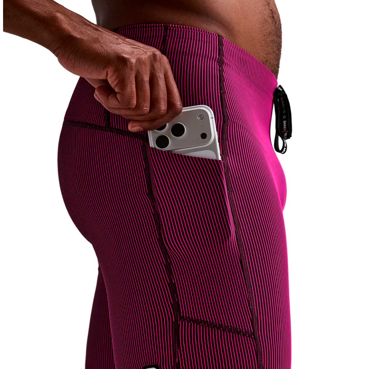 Short Bandit Striped Cadence™ Quarter Tights Azalea Hombre