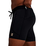 Short Bandit SoLite™ 5 Pocket Quarter Tights Negro Hombre