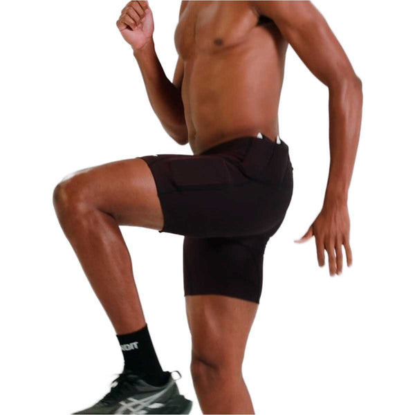 Short Bandit Striped Cadence™ 7 Quarter Tights Black Fig Hombre