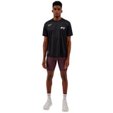 Short Bandit Striped Cadence™ 7 Pocket Half Tights Black Mauve Hombre