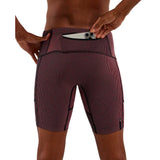 Short Bandit Striped Cadence™ 7 Pocket Half Tights Black Mauve Hombre