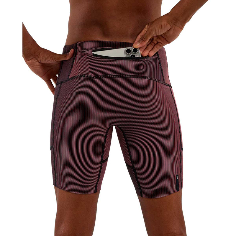 Short Bandit Striped Cadence™ 7 Pocket Half Tights Black Mauve Hombre