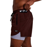 Short Deportivo Bandit Vento™ Next Gen 2-In-1 Cacao Hombre
