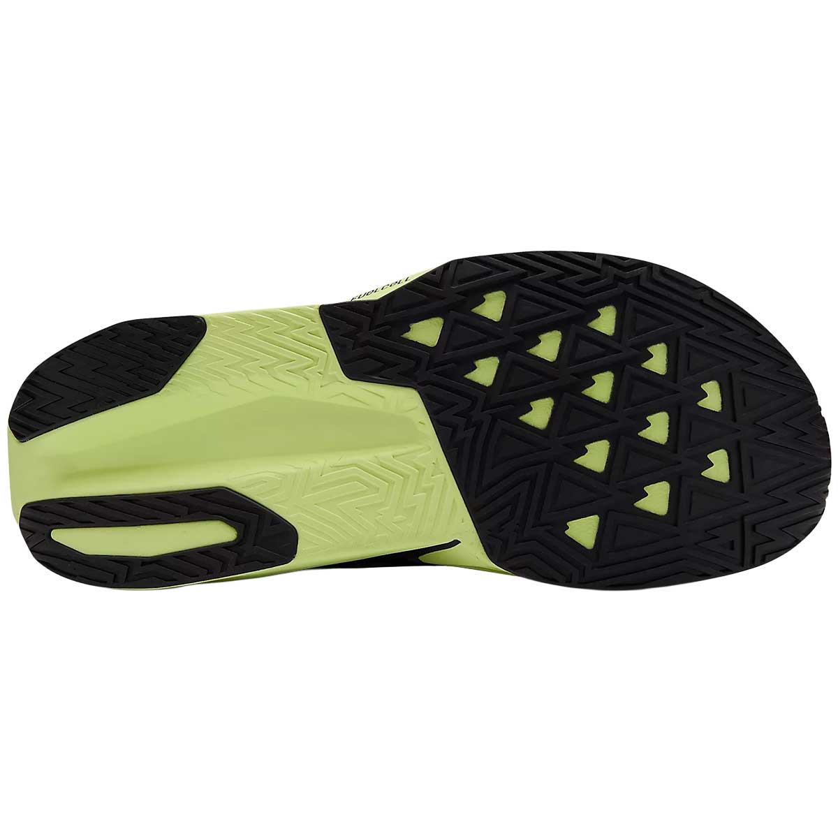 Tenis New Balance Running REBEL V5 Amarillo Negro Hombre