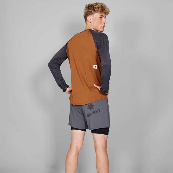 Playera Deportiva Saysky Logo Pace Long Sleeve Hombre