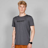 Playera Deportiva Saysky Logo Pace T-shirt Gris Hombre