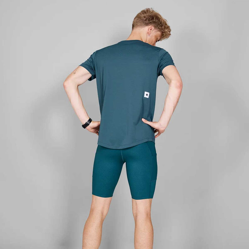 Playera Deportiva Saysky Logo Combat T-shirt Cian Hombre