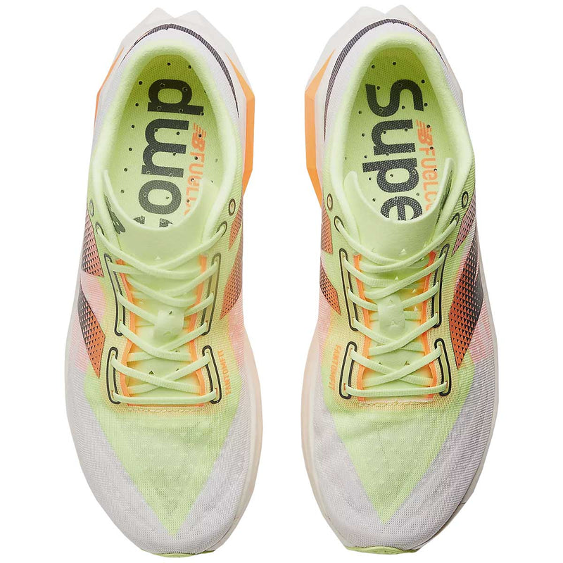 Tenis New Balance SUPER COMP ELITE v4 Blanco Verde Mujer