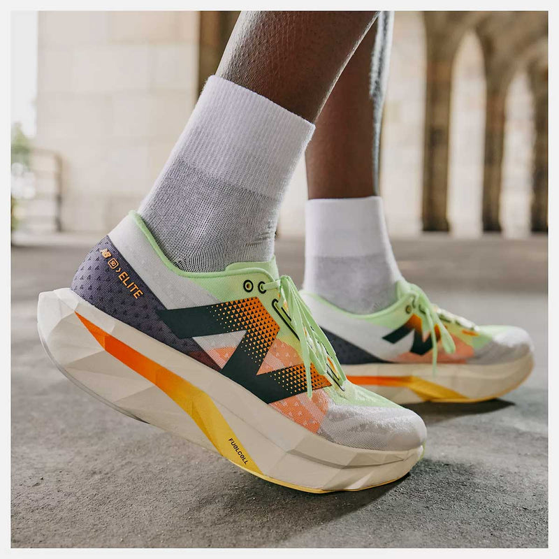 Tenis New Balance SUPER COMP ELITE v4 Blanco Verde Mujer