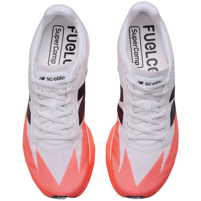 Tenis New Balance SUPER COMP ELITE v5 Blanco Naranja Hombre