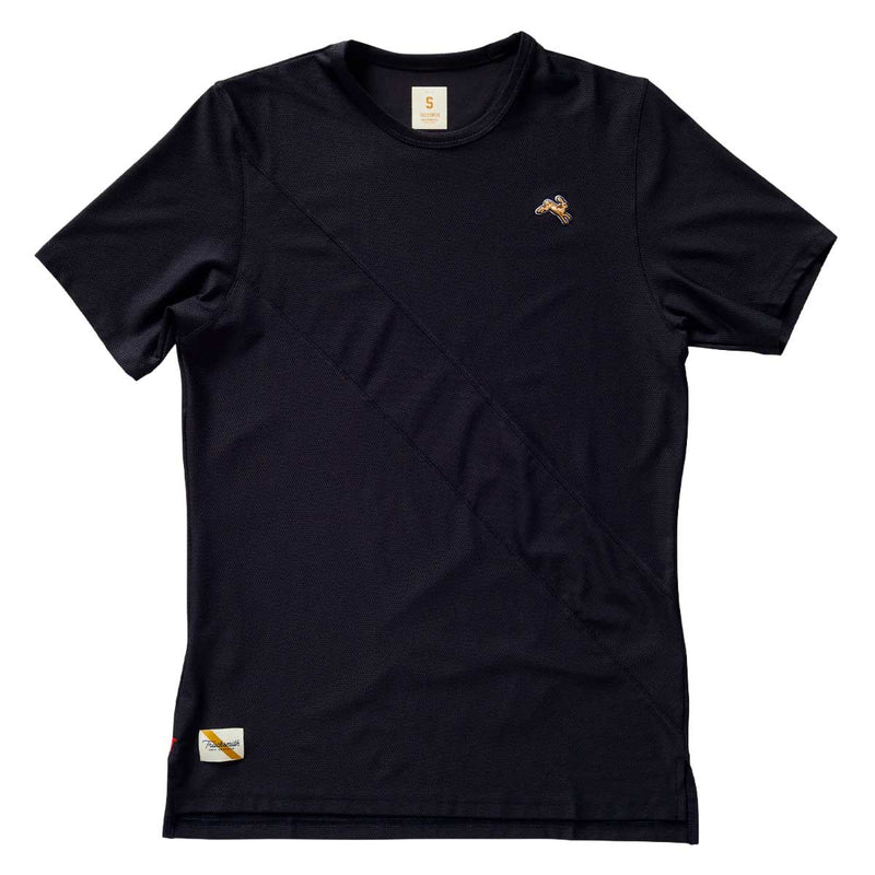 Playera Deportiva Tracksmith Van Cortlandt Tee Black Hombre