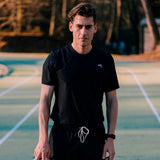 Playera Deportiva Tracksmith Van Cortlandt Tee Black Hombre