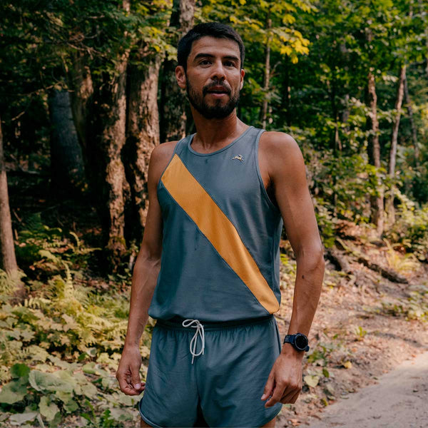 Playera Deportiva Tracksmith Van Cortlandt Singlet Sedona Sage Hombre
