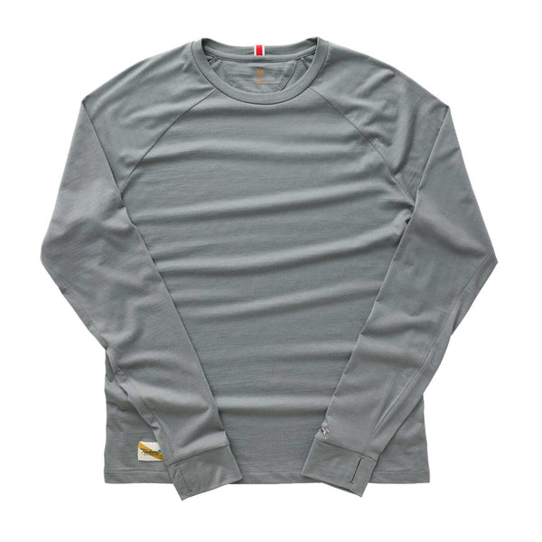 Playera Deportiva Tracksmith Harrier Long Sleeve Sedona Sage Hombre