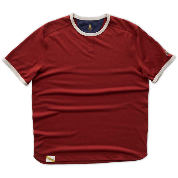 Playera Deportiva Tracksmith Fieldhouse Tee Syrah Hombre