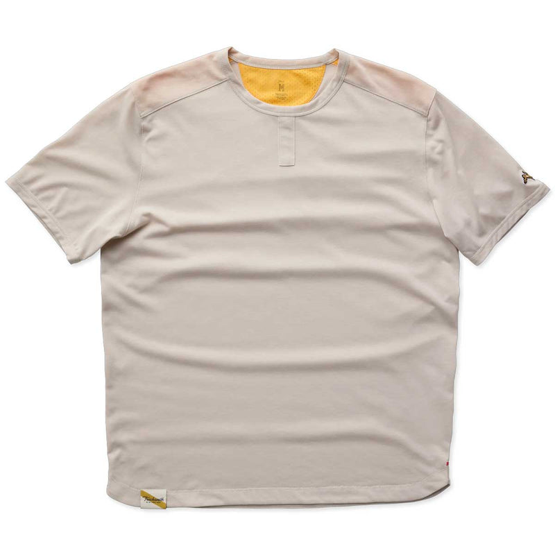 Playera Deportiva Tracksmith Fieldhouse Tee Beige Hombre