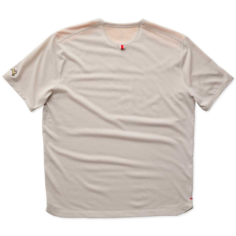 Playera Deportiva Tracksmith Fieldhouse Tee Beige Hombre