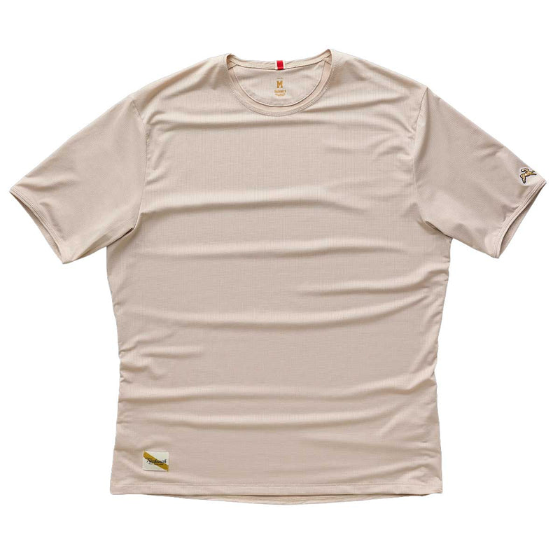 Playera Deportiva Tracksmith Twilight Tee Chateau Gray Hombre