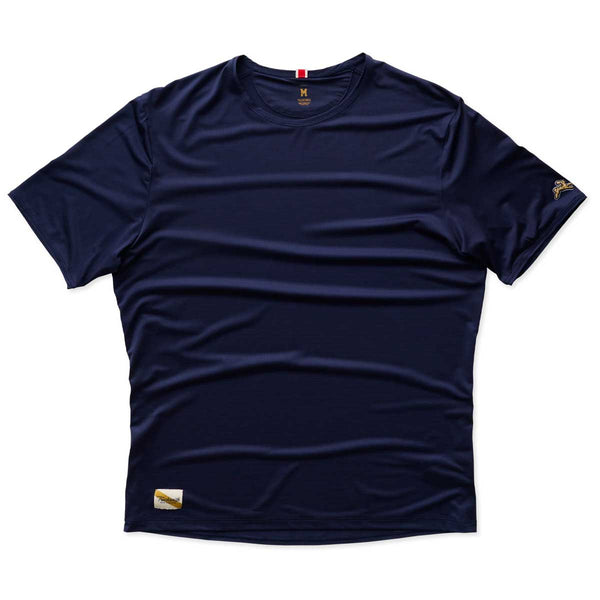 Playera Deportiva Tracksmith Twilight Tee Navy Hombre