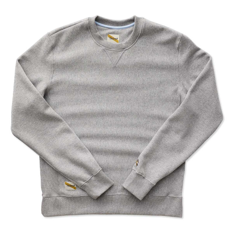 Suéter Deportivo Tracksmith Trackhouse Crew Gris Unisex