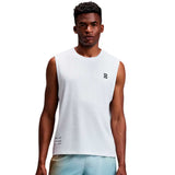 Playera Sin Mangas Bandit Run Tank Micromesh™  White Hombre