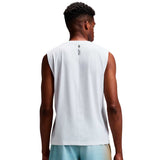 Playera Sin Mangas Bandit Run Tank Micromesh™  White Hombre