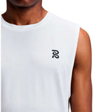 Playera Sin Mangas Bandit Run Tank Micromesh™  White Hombre