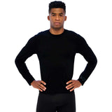 Playera Bandit Wool Blend Seamless Long Sleeve Black Hombre