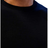 Playera Bandit Wool Blend Seamless Long Sleeve Black Hombre