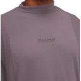 Playera Bandit AuraGrid™ Mockneck Long Sleeve Haze Hombre