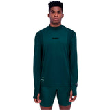 Playera Bandit AuraGrid™ Mockneck Long Sleeve Storm Hombre