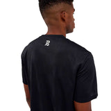Playera Bandit Cheque Jacquard Sleeve Tee Black Hombre