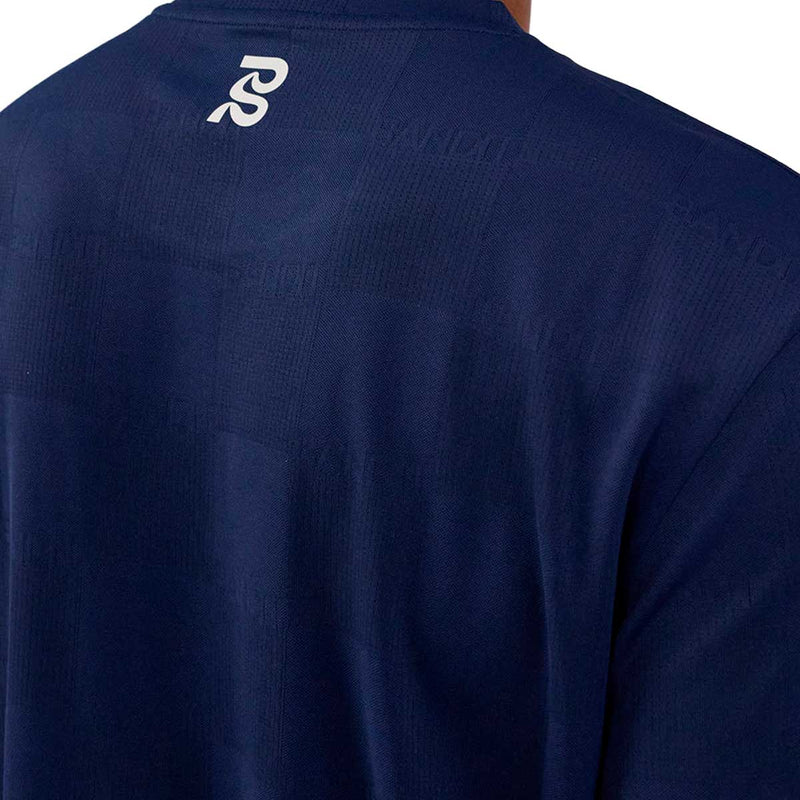 Playera Bandit Cheque Jacquard Sleeve Tee NY Navy Hombre