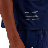Playera Bandit Cheque Jacquard Sleeve Tee NY Navy Hombre