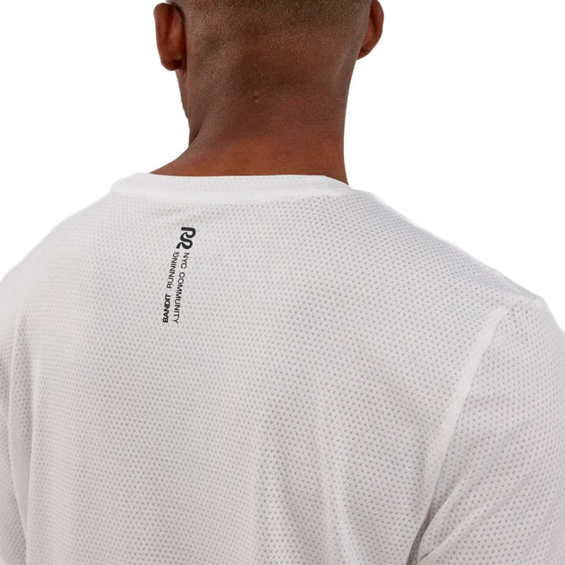 Playera Bandit Deportiva Micromesh™ Run Tee White Hombre