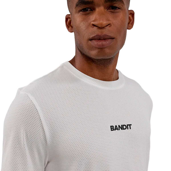 Playera Bandit Deportiva Micromesh™ Run Tee White Hombre
