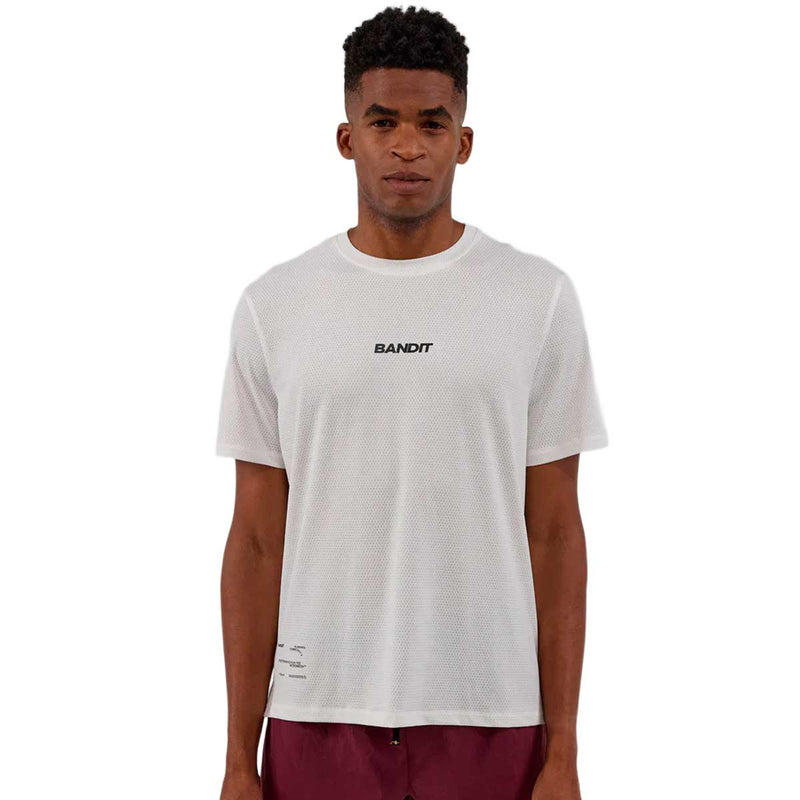 Playera Bandit Deportiva Micromesh™ Run Tee White Hombre
