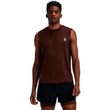 Playera Deportiva Bandit Micromesh™ Run Tank Cacao Hombre