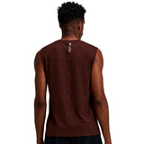 Playera Deportiva Bandit Micromesh™ Run Tank Cacao Hombre
