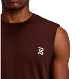 Playera Deportiva Bandit Micromesh™ Run Tank Cacao Hombre