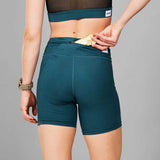 Short Deportivo Saysky Combat Tights 7 Pulgadas Cian Mujer