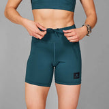 Short Deportivo Saysky Combat Tights 7 Pulgadas Cian Mujer