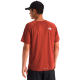 Playera Deportiva The North Face Sunriser Short Sleeve Roja Hombre