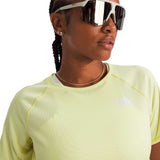 Playera Deportiva The North Face Sunriser Short Sleeve Amarilla Mujer