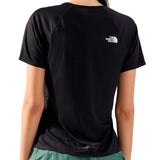 Playera Deportiva The North Face Sunriser Short Sleeve Negra Mujer