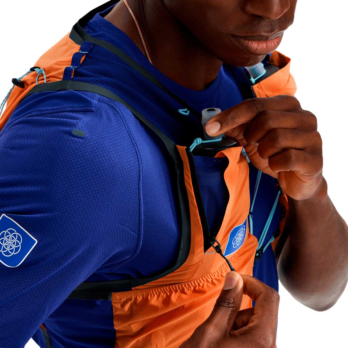 Chaleco The North Face Summit Run Vest 10 Orange Blue
