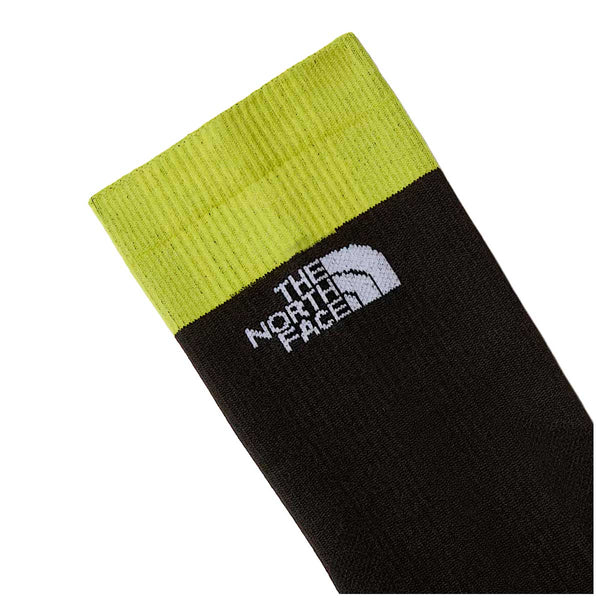 Calceta Deportiva The North Face Trail Run Crew Negro Amarillo