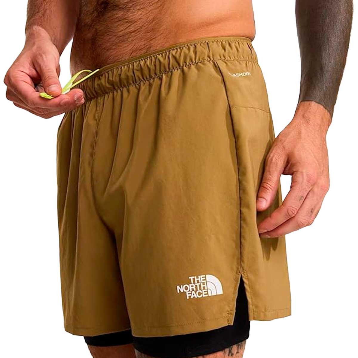 Short Deportivo The North Face Lightbright 2 in 1 5" Café Hombre