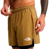 Short Deportivo The North Face Lightbright 2 in 1 5" Café Hombre